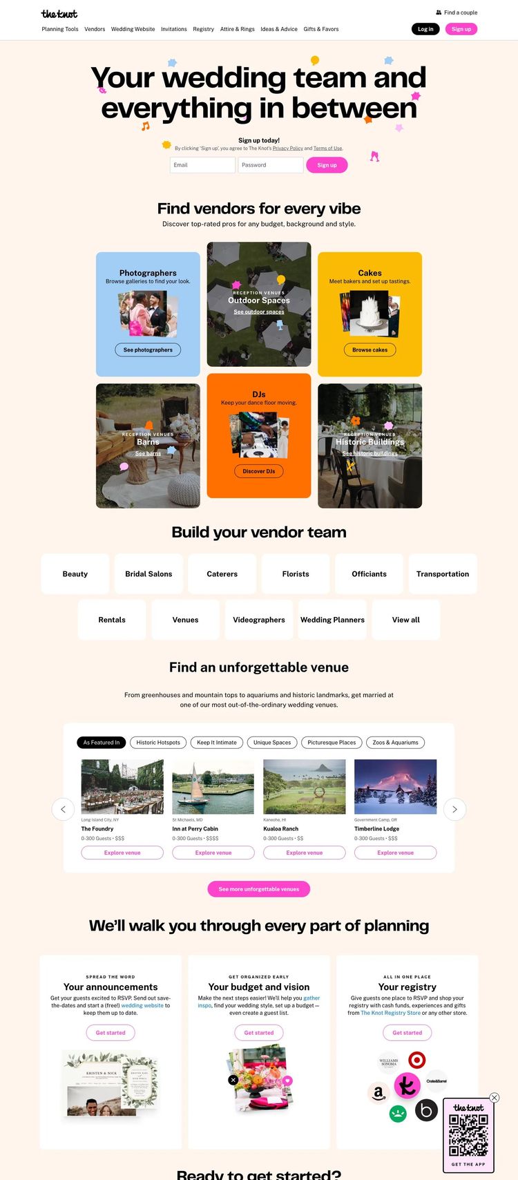 Screenshot 2 of The Knot (Example Next.js Wedding Website)