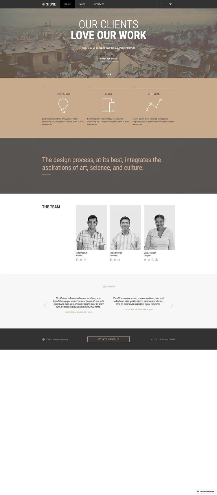 Screenshot 1 of Stone Template