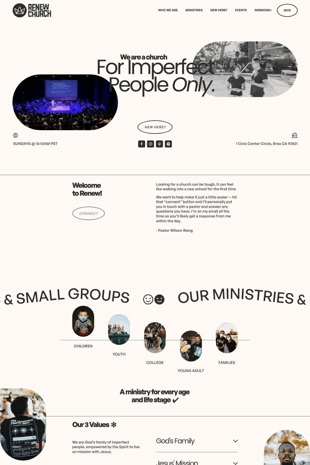Screenshot of the Custom Website Templates Template