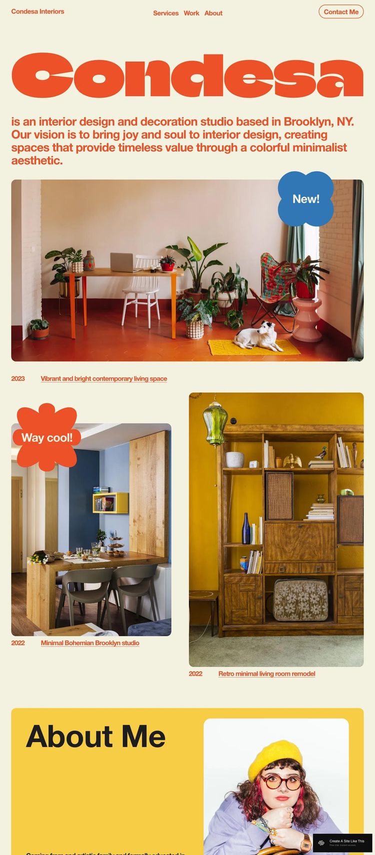Screenshot 1 of Condesa Template