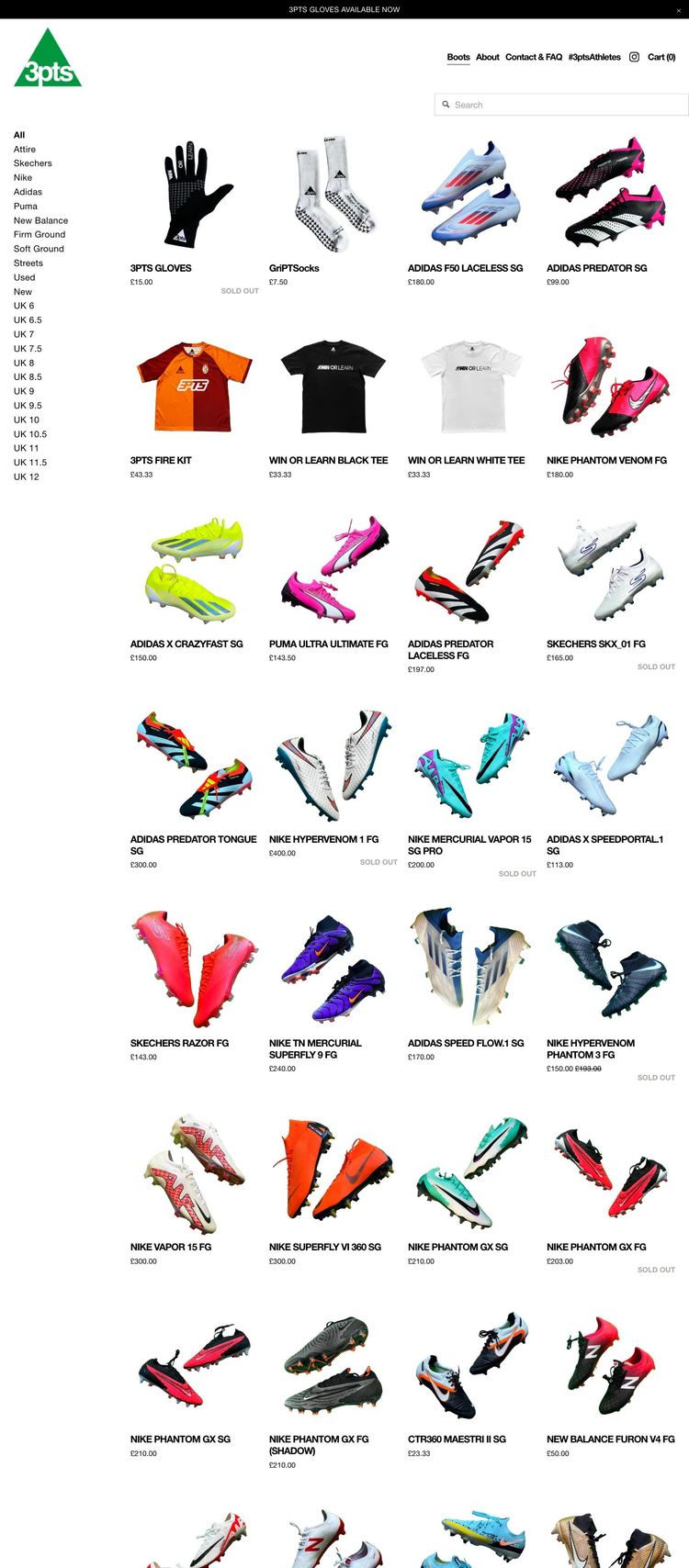 Screenshot 2 of 3pts (Example Squarespace Ecommerce (General) Website)