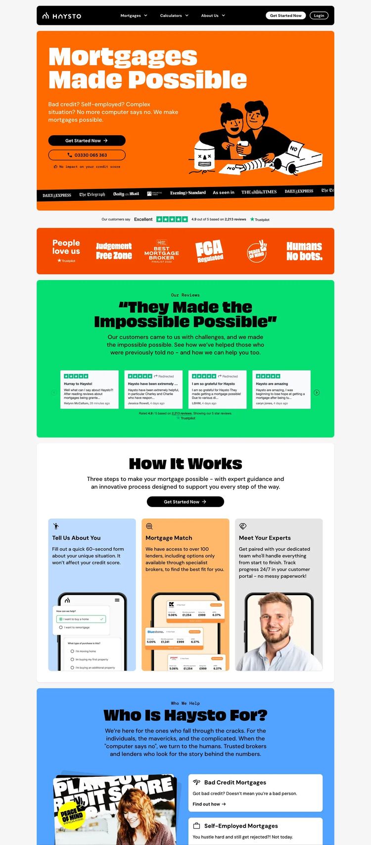 Screenshot 2 of Haysto (Example Astro Financial Advisor Website)