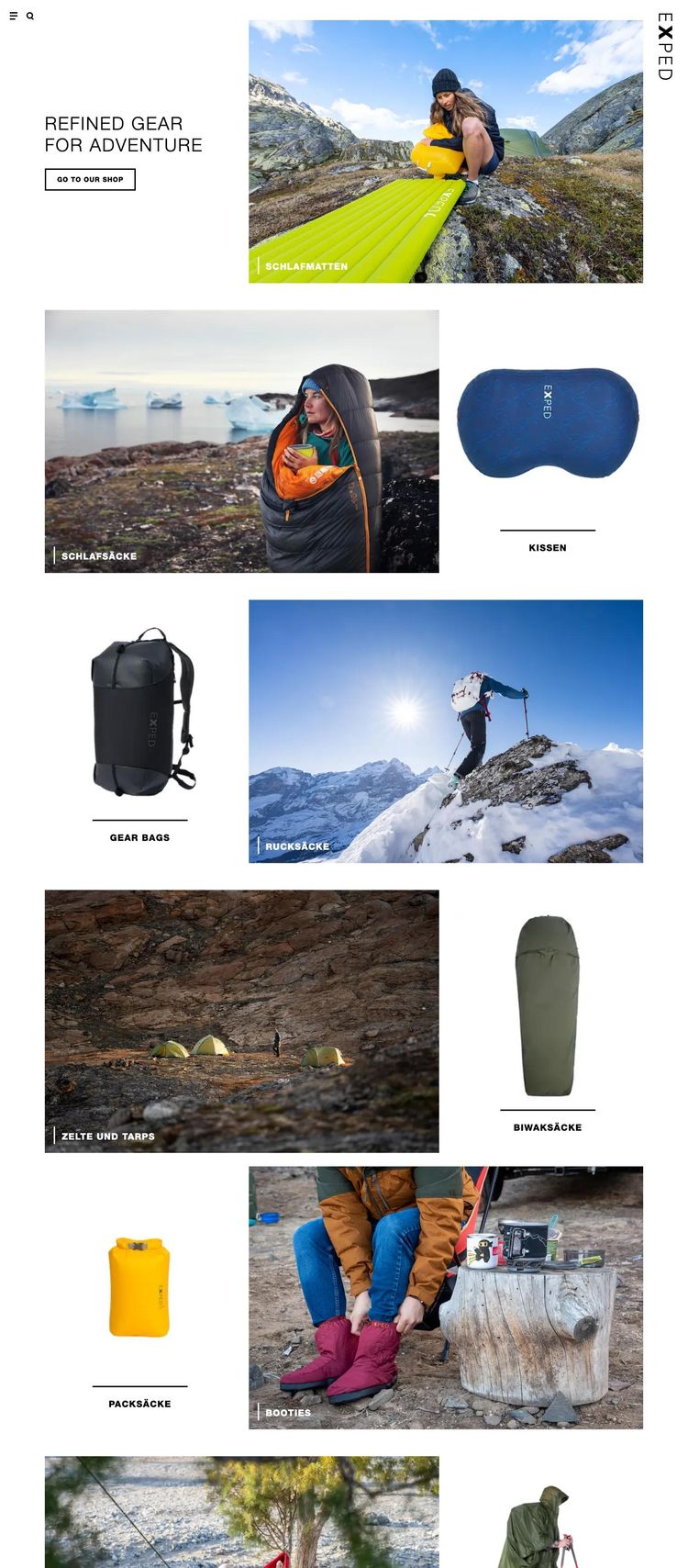 Screenshot 2 of EXPED (Example Vue Outdoor Recreation Website)