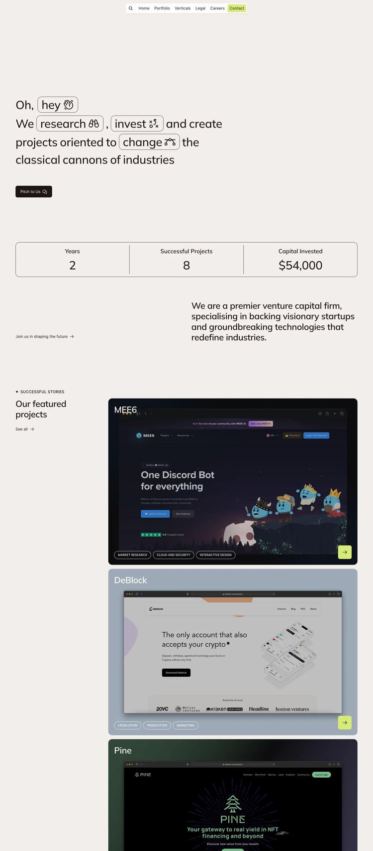 Screenshot 2 of 404 Finance (Example Framer Financial Advisor Website)