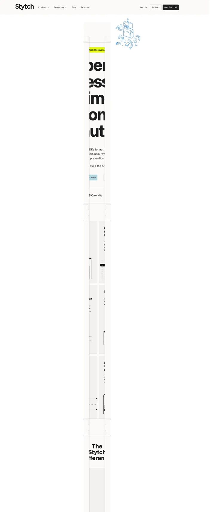 Screenshot 1 of Stytch (Example Next.js Software Development Website)