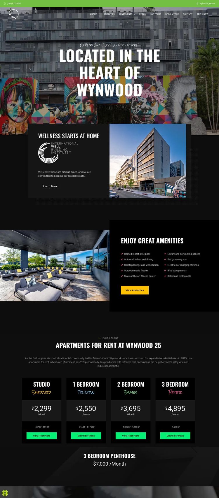 Screenshot 2 of Wynwood 25 (Example WordPress Residential Real Estate Website)