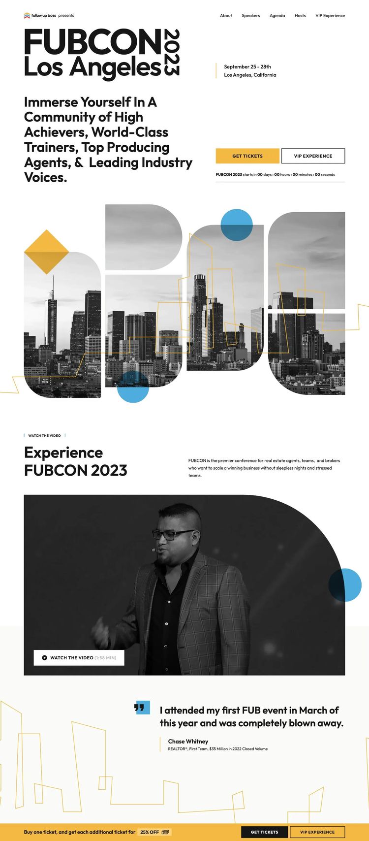 Screenshot 2 of FUBCON (Example Webflow Real Estate Agent Website)