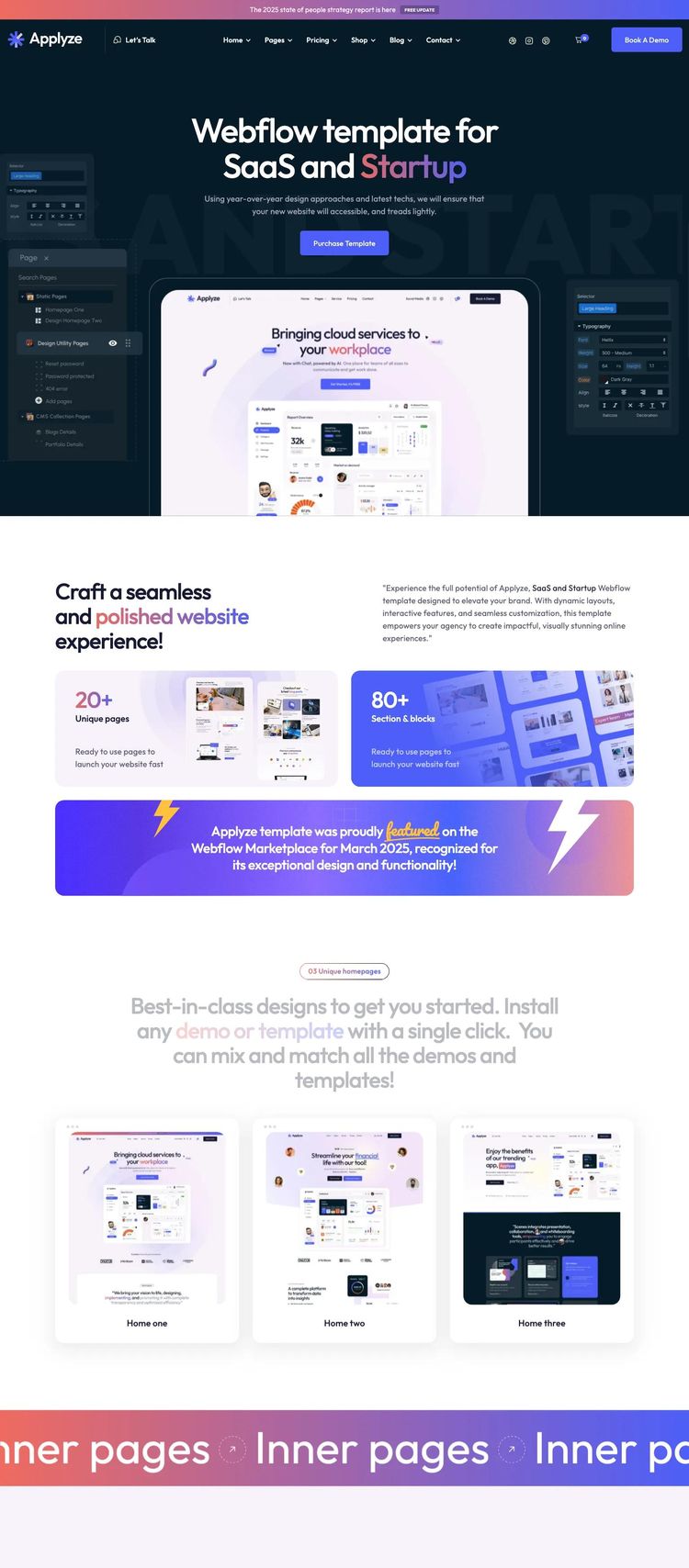 Screenshot 1 of Applyze Template
