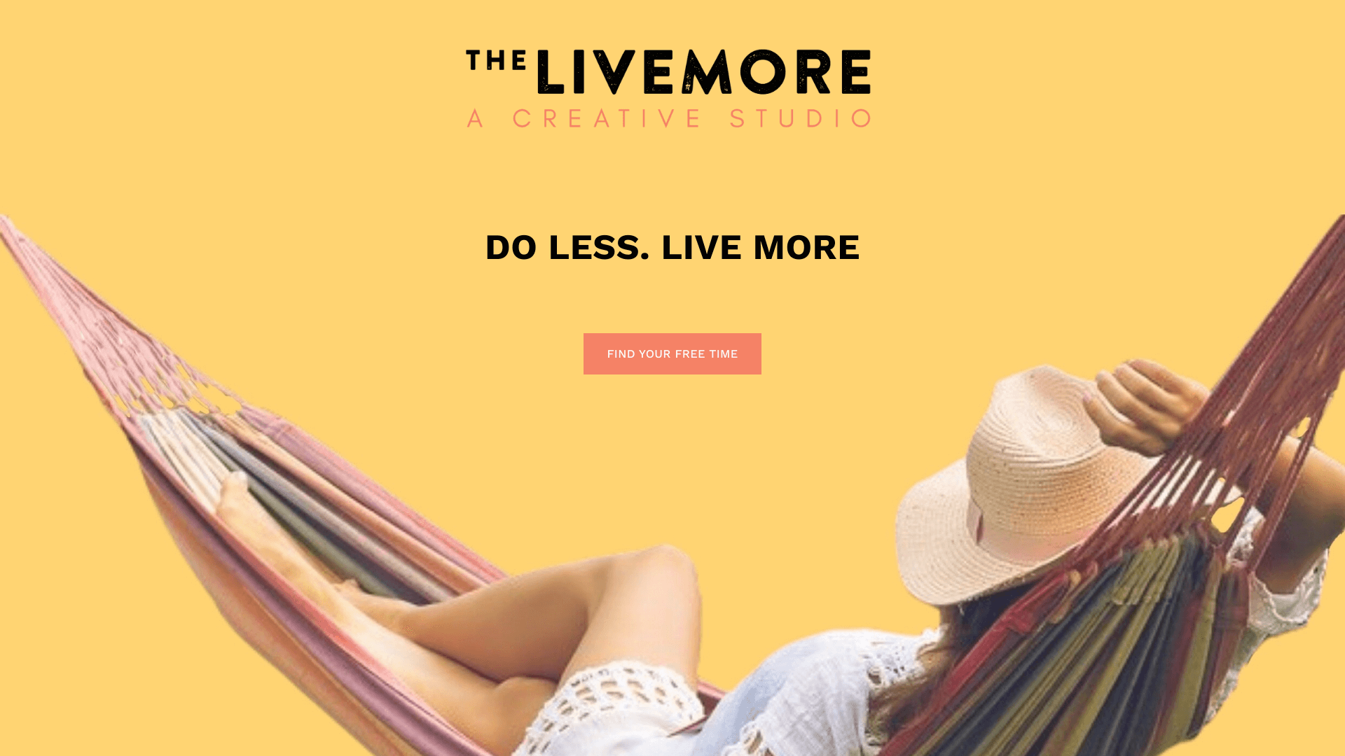 Screenshot of the The Livemore Creative website