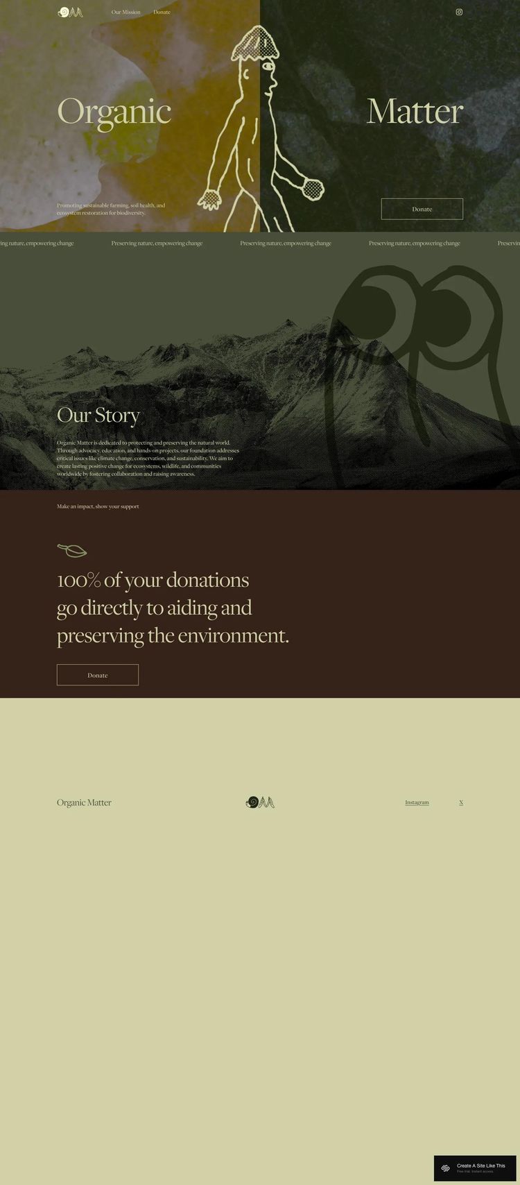 Screenshot 1 of Organic Matter Template