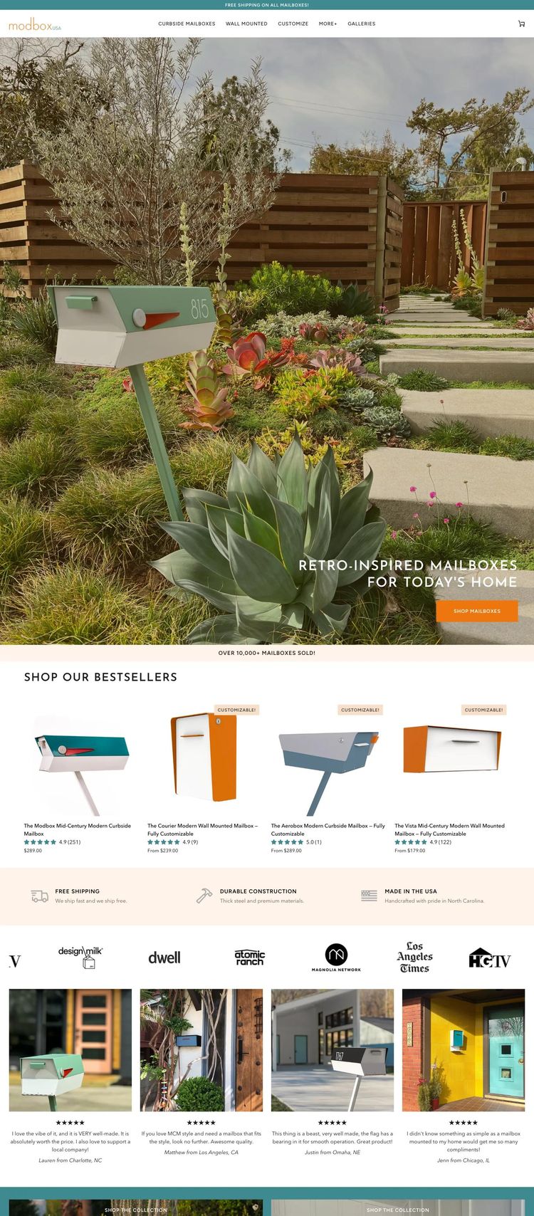 Screenshot 2 of Modbox (Example Shopify Furniture Website)
