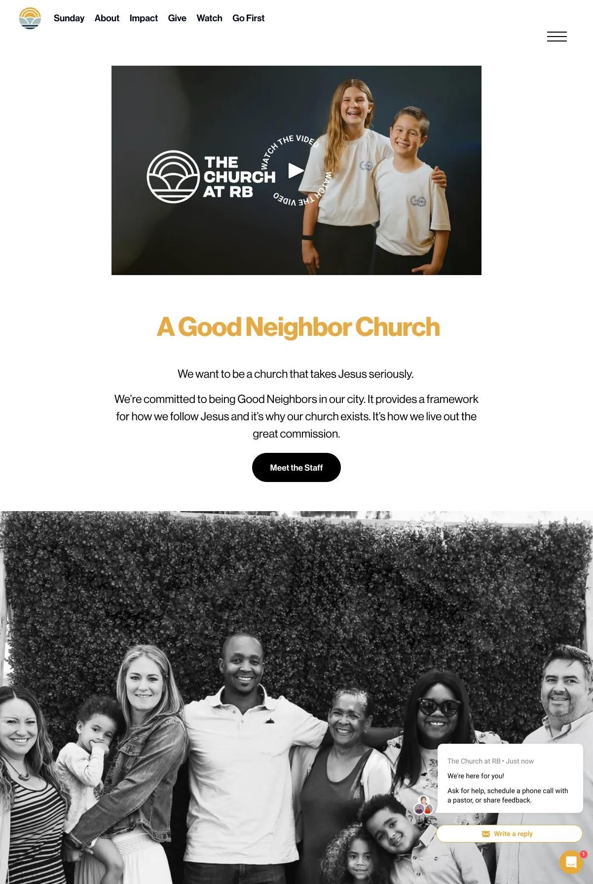 Screenshot 3 of The Church at Rancho Bernardo (Example Squarespace Church Website)