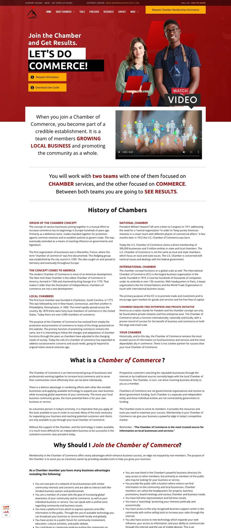 Screenshot 1 of Let's Do Commerce (Example Duda Ecommerce (General) Website)