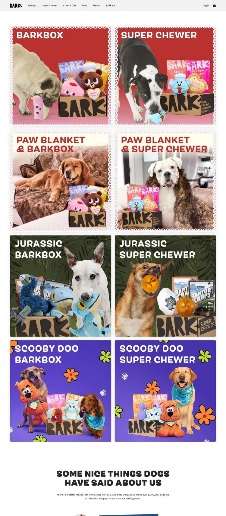 Screenshot 2 of Bark (Example Squarespace Pet Services Website)