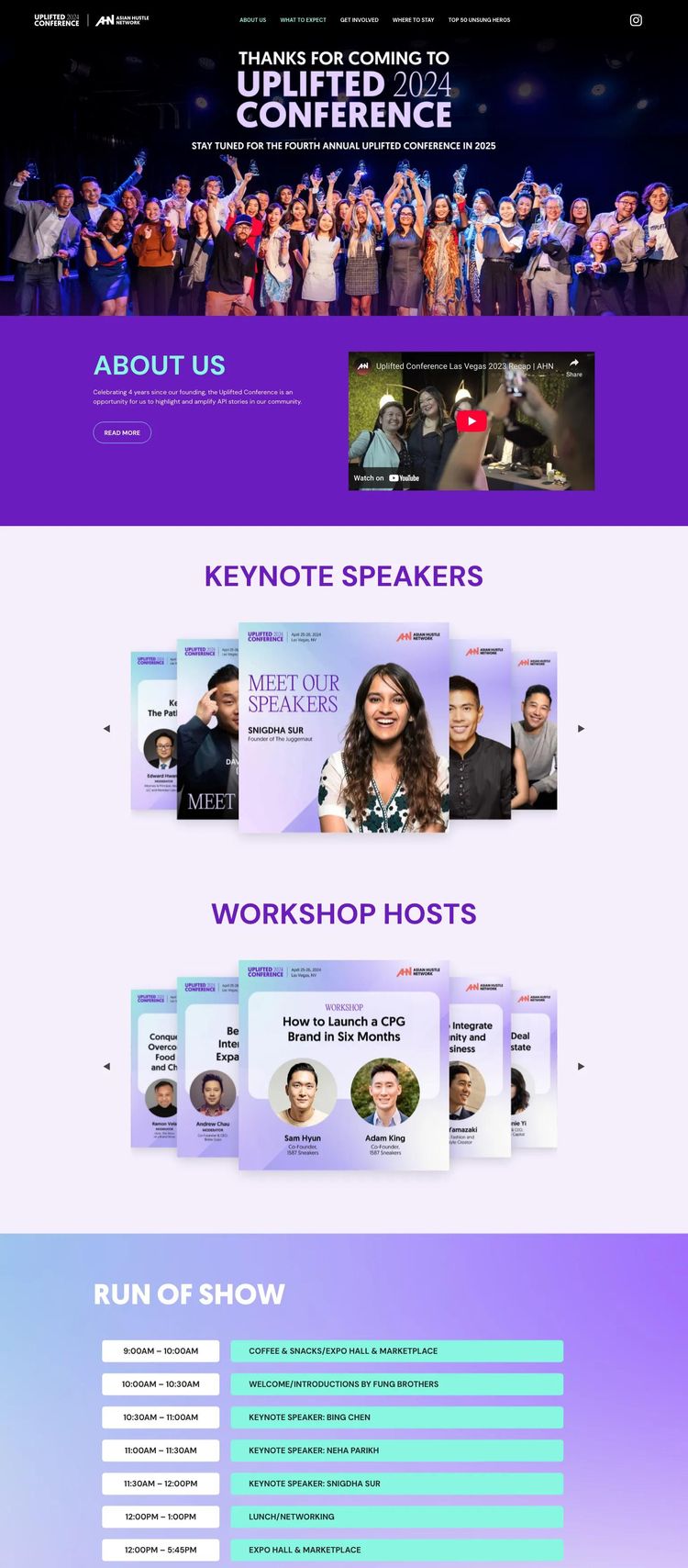 Screenshot 2 of Uplifted Conference (Example WordPress Conference Website)