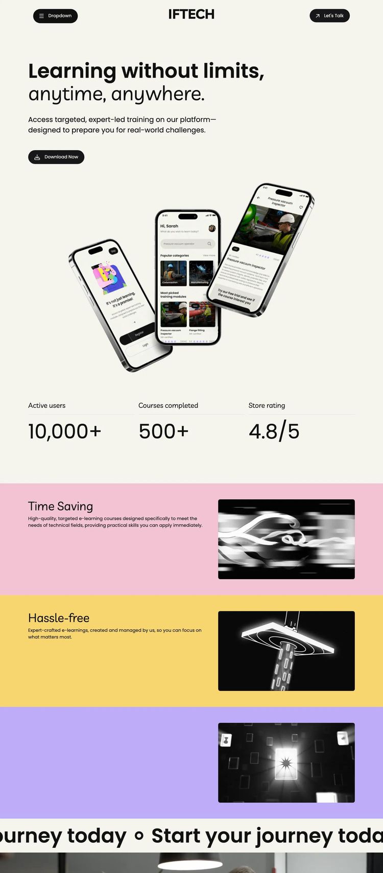 Screenshot 1 of Iftech Template