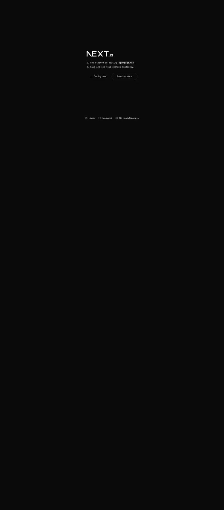 Screenshot 1 of Next.js Boilerplate Template