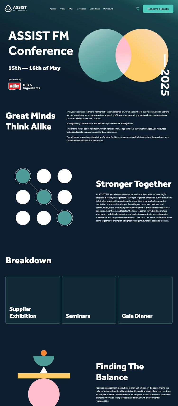 Screenshot 2 of ASSIST FM Conference (Example WordPress Conference Website)