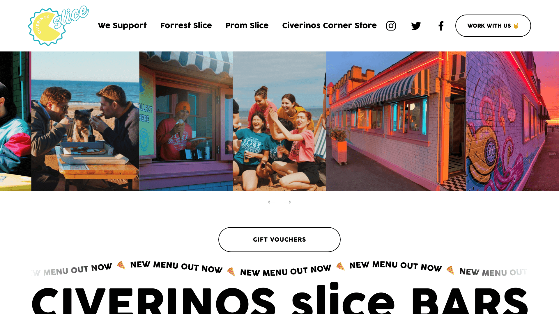 Screenshot of the The Civerinos Food Group website