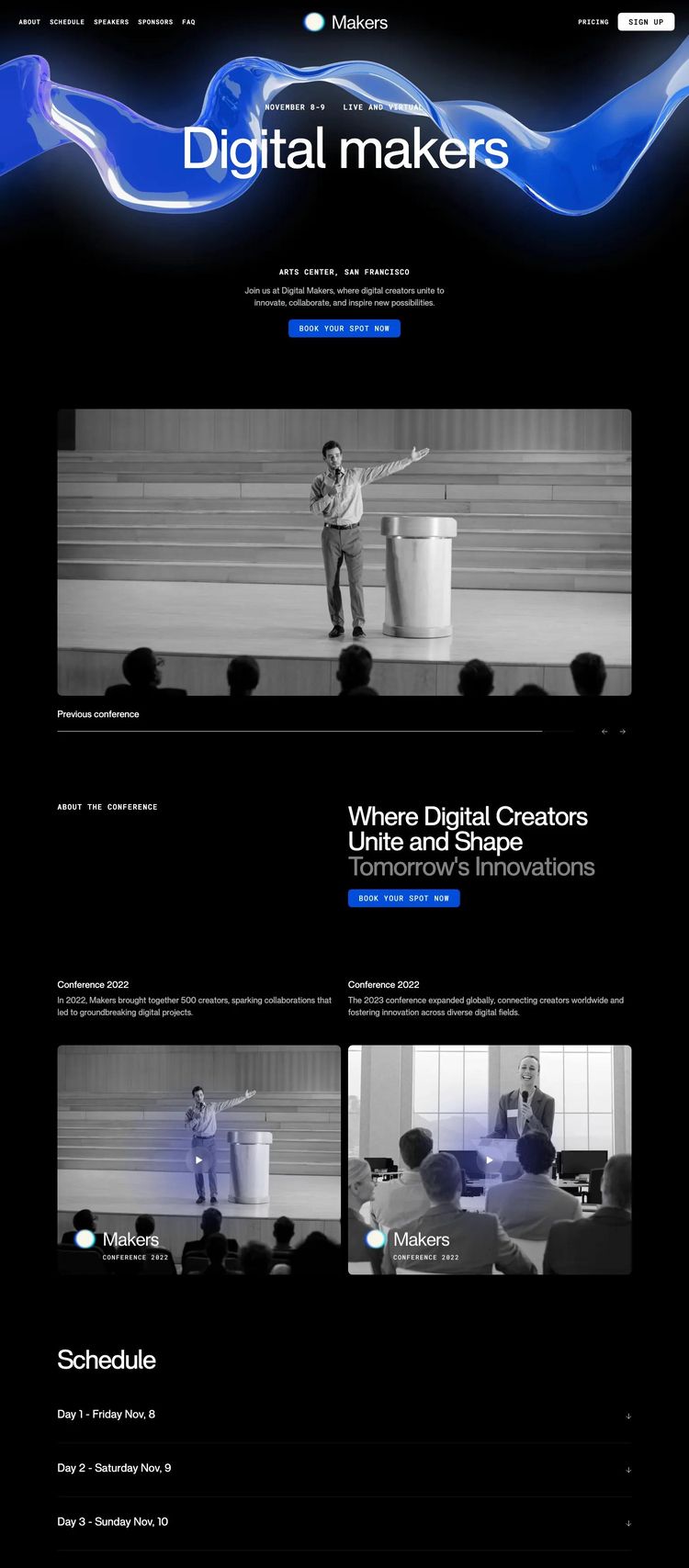 Screenshot 1 of Digital Makers Template