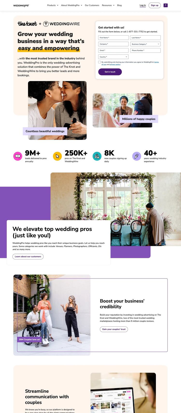 Screenshot 2 of The Knot Pro (Example undefined Wedding Website)