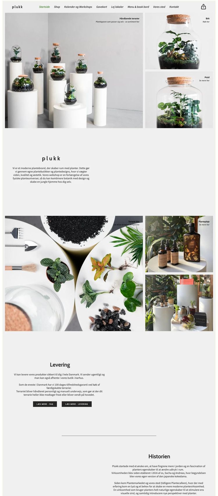 Screenshot 2 of Plukk (Example Squarespace Arts and Crafts Website)