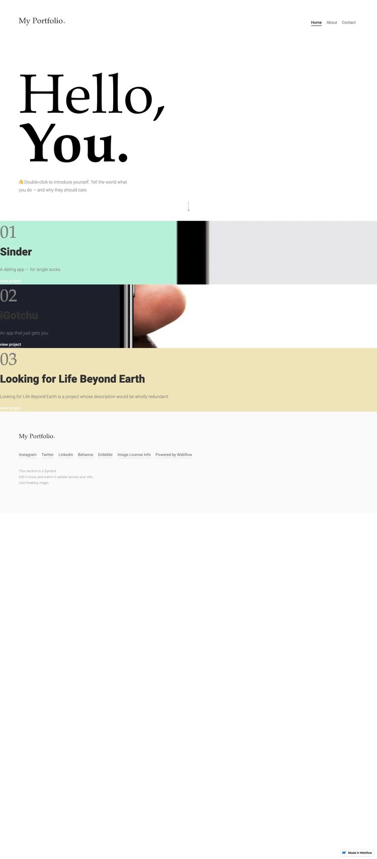 Screenshot 1 of Uncommon Template
