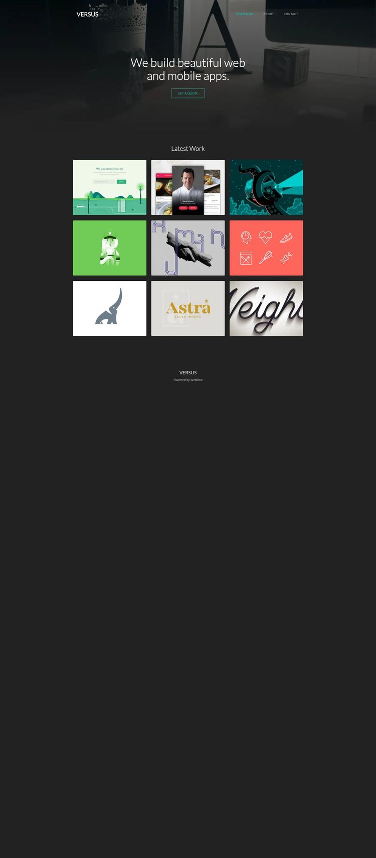 Screenshot 1 of Versus Template