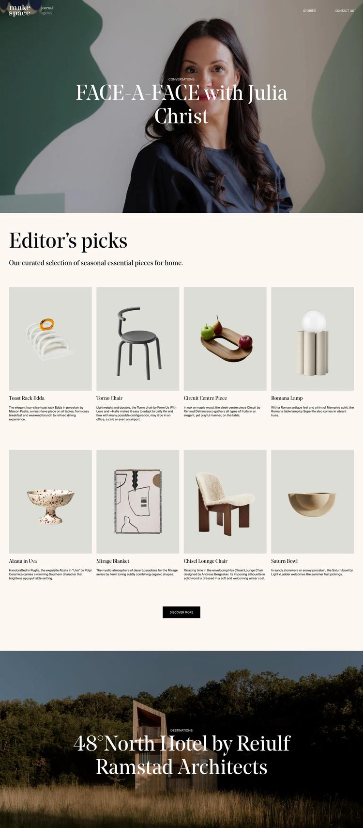 Screenshot 2 of Makespace Journal (Example WordPress Design Agency/Studio Website)
