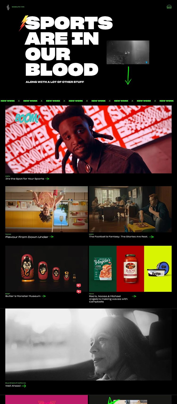 Screenshot 2 of BSSP (Example Wix Marketing Agency Website)