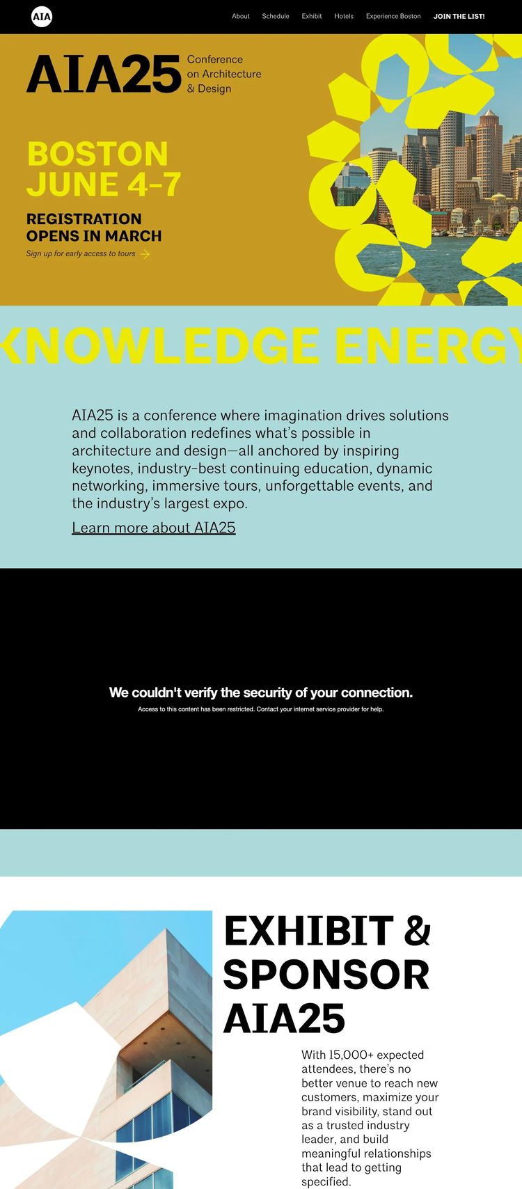 Screenshot 2 of AIA25 (Example WordPress Conference Website)
