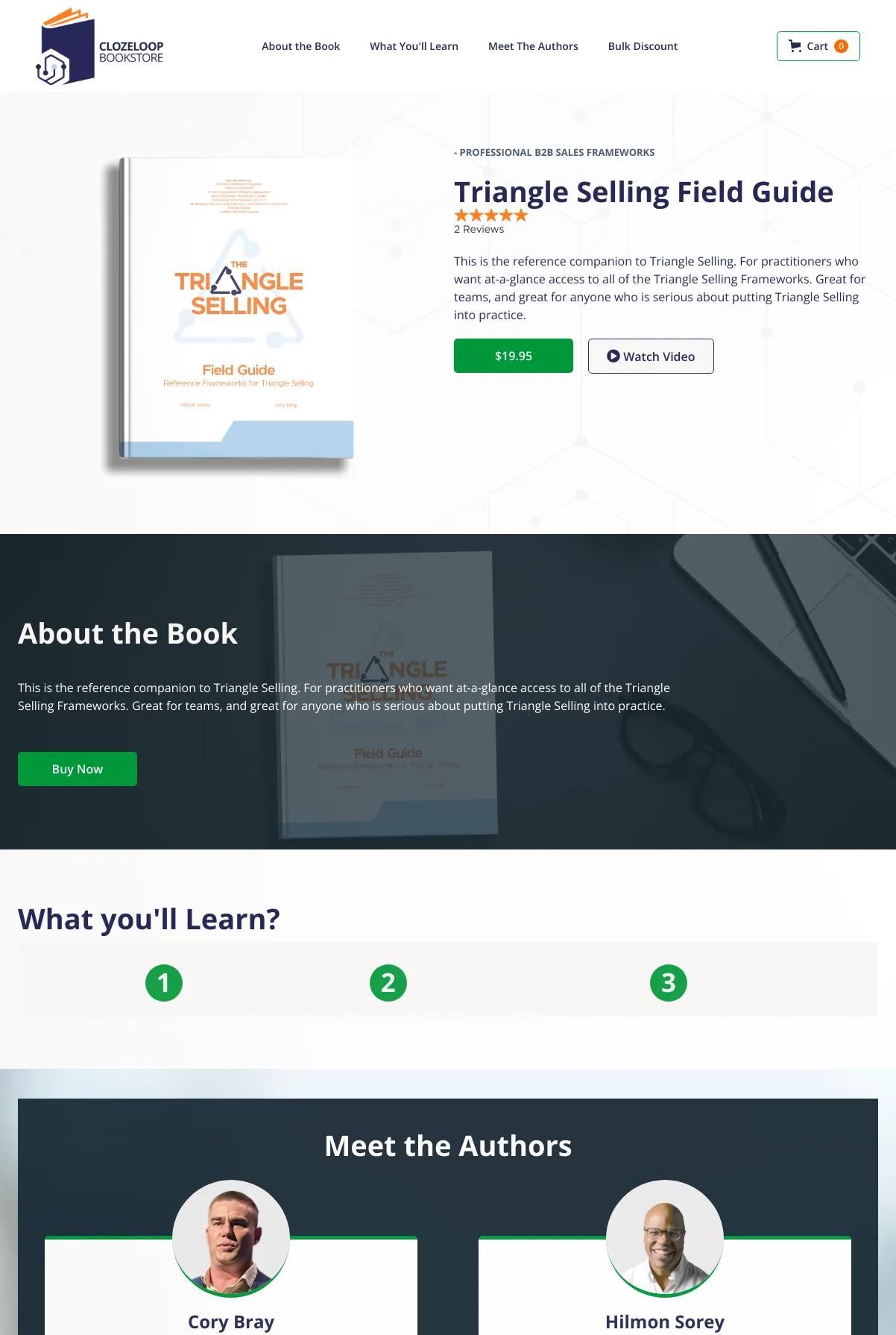 Screenshot 3 of ClozeLoop Bookstore (Example Webflow Ecommerce Website)