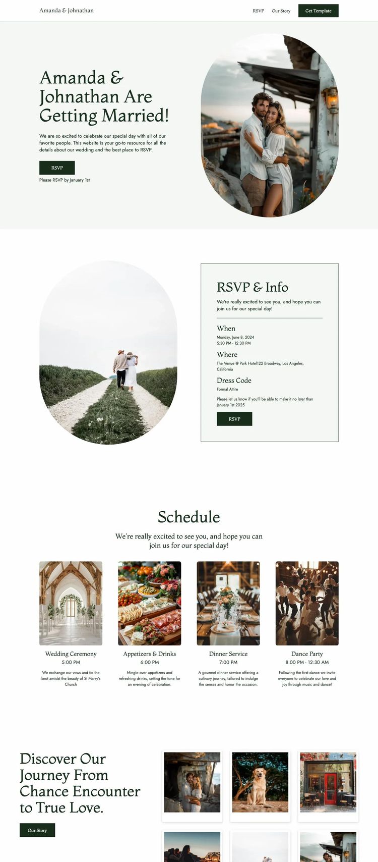 Screenshot 1 of Elegant Union Template