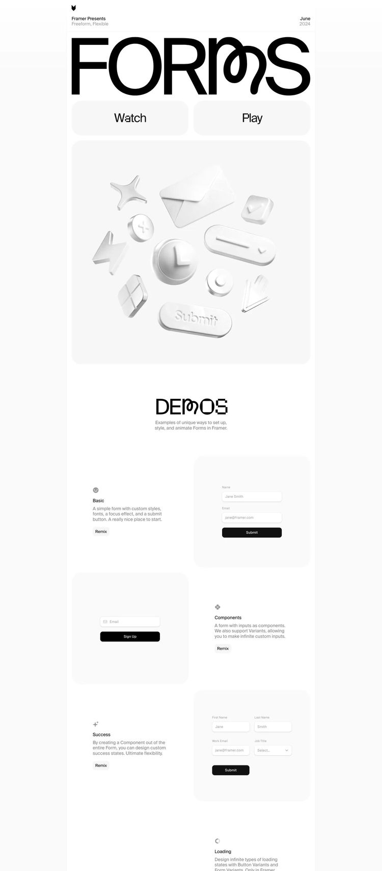 Screenshot 2 of Framer (Example Framer Software Development Website)