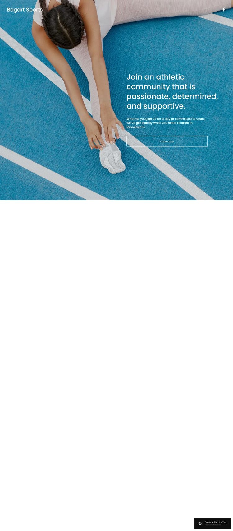 Screenshot 1 of Bogart Template