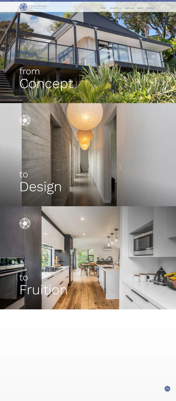 Screenshot 2 of Felicity Christian Architect (Example Webflow Architect Website)