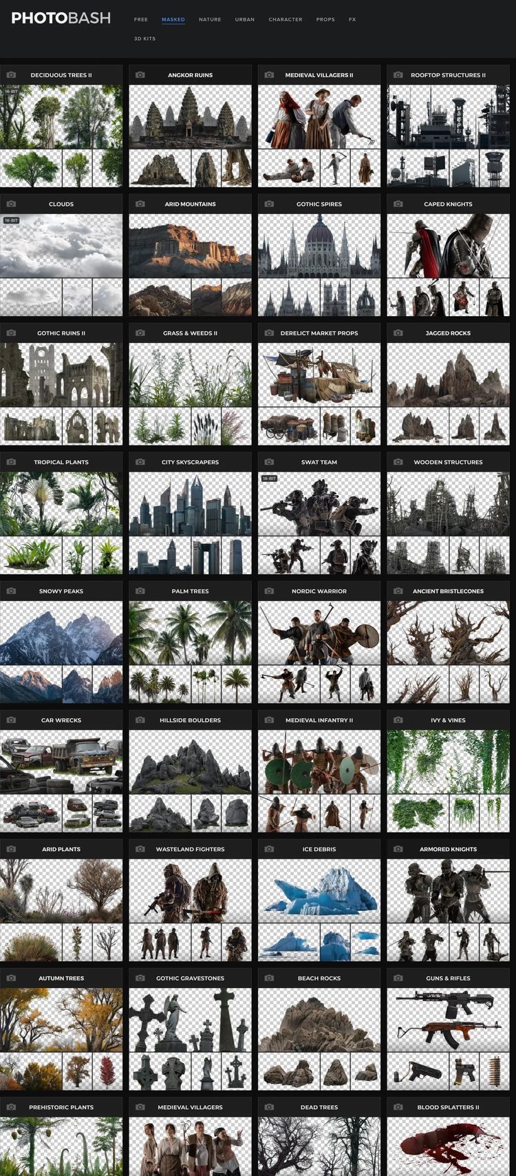 Screenshot 2 of Photobash (Example Squarespace Photography Website)