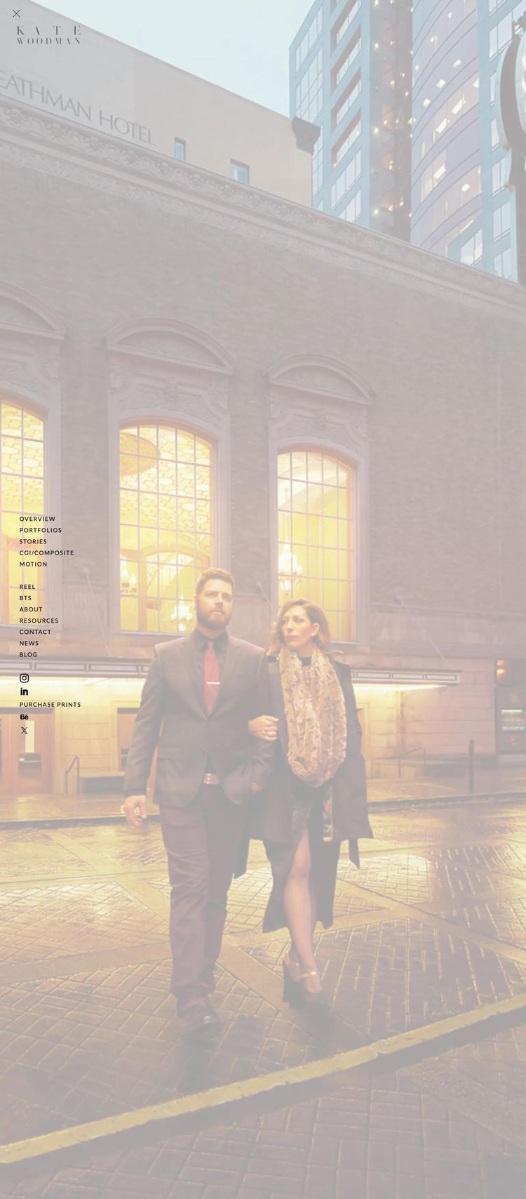 Screenshot 1 of Kate Woodman (Example Squarespace Photography Website)