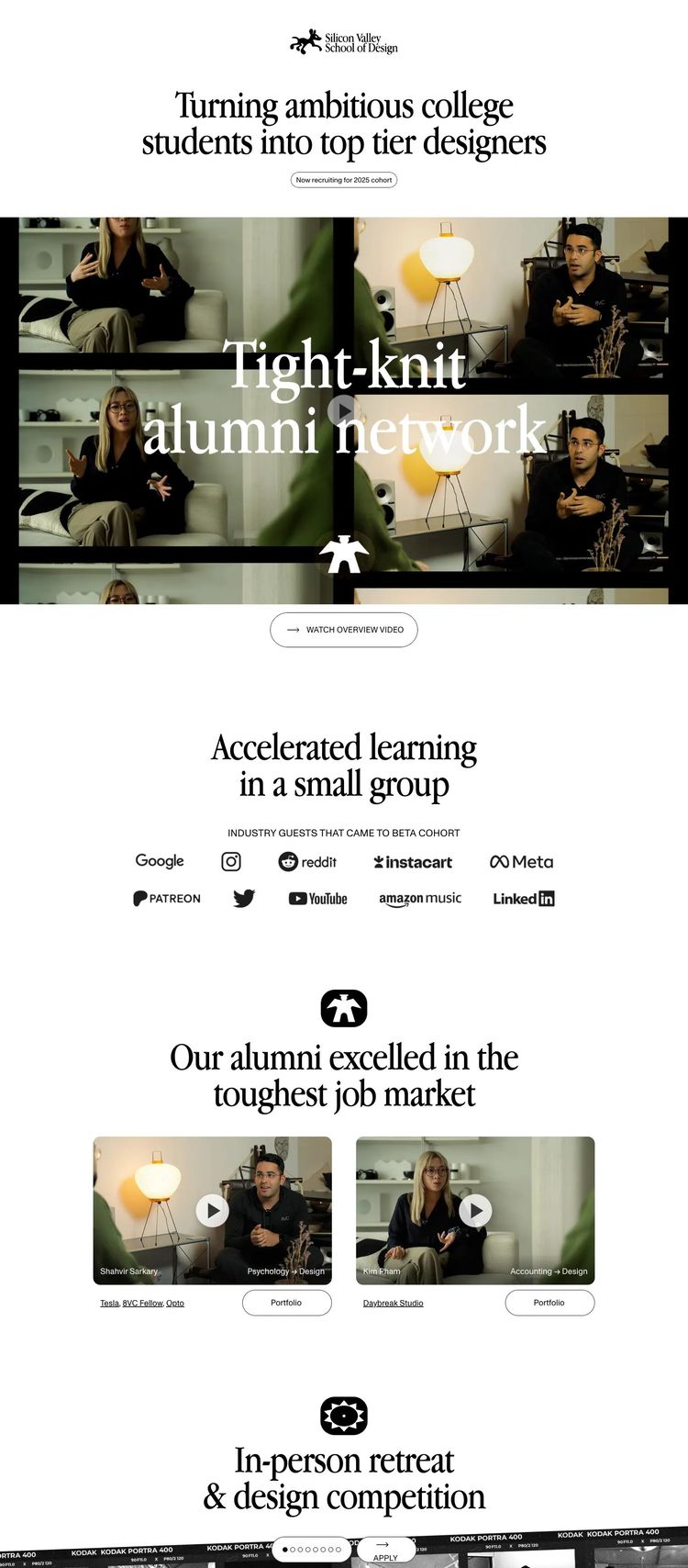Screenshot 2 of svsd (Example Framer Educational Institution Website)