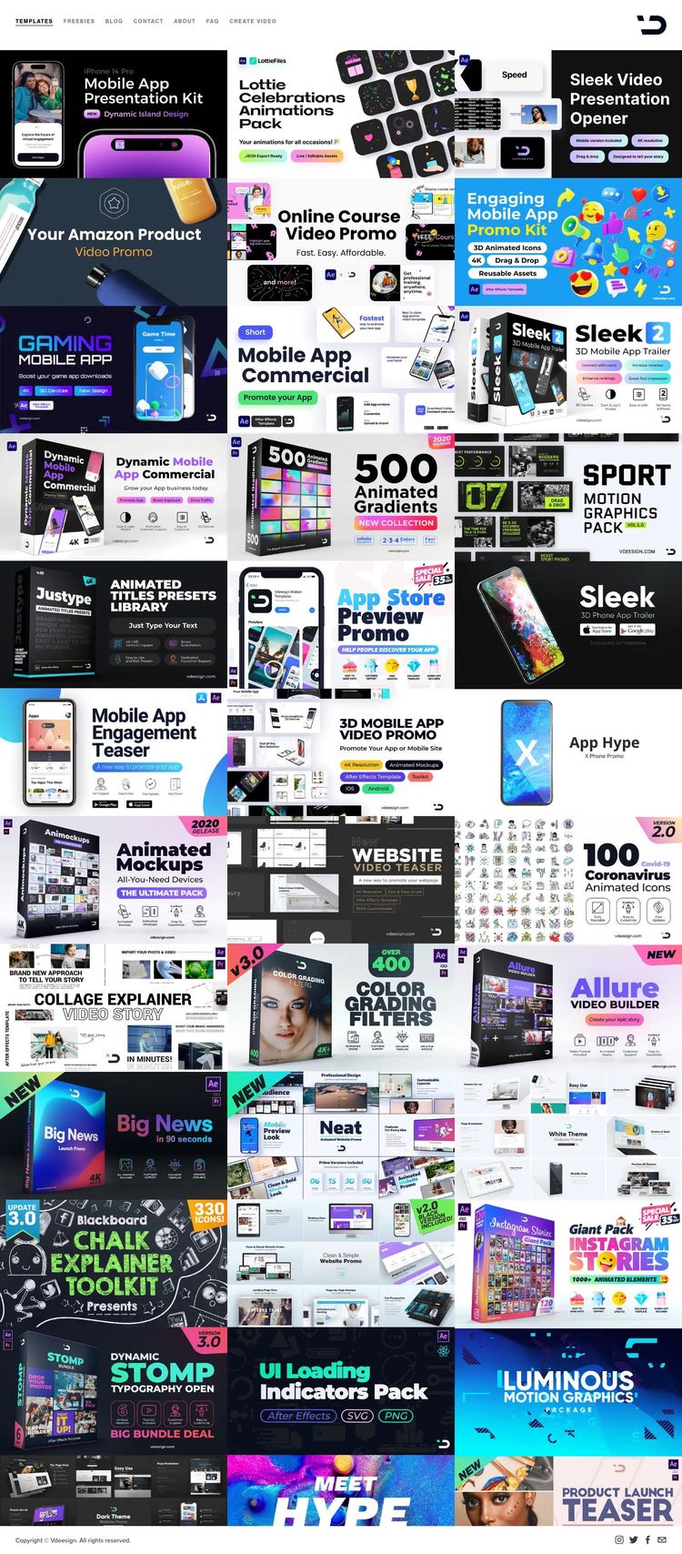 Screenshot 2 of Vdeesign (Example Squarespace Design Agency/Studio Website)