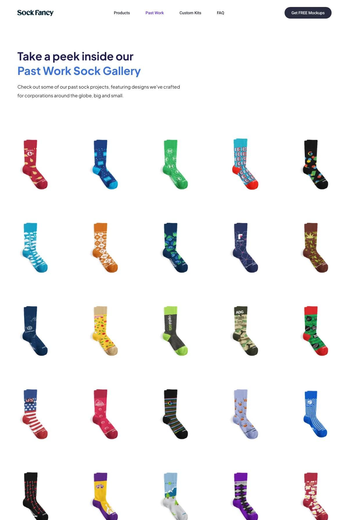 Screenshot 3 of Sock Fancy (Example Shopify Clothing Website)