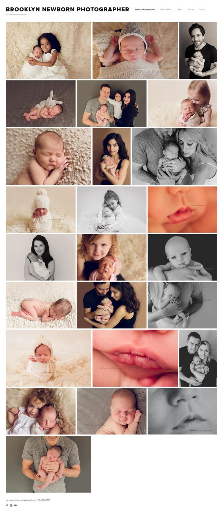 Screenshot 2 of Kimmie W Photography (Example Squarespace Photography Website)