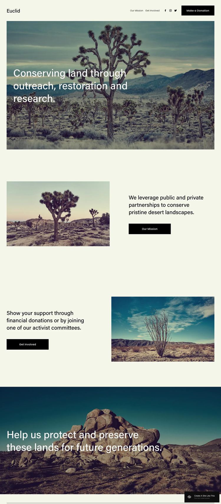 Screenshot 1 of Euclid Template