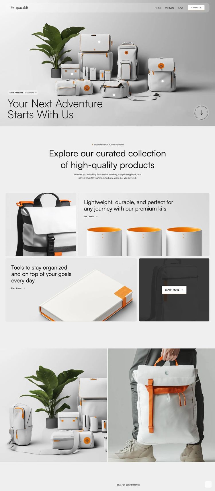 Screenshot 1 of Spacekit Template