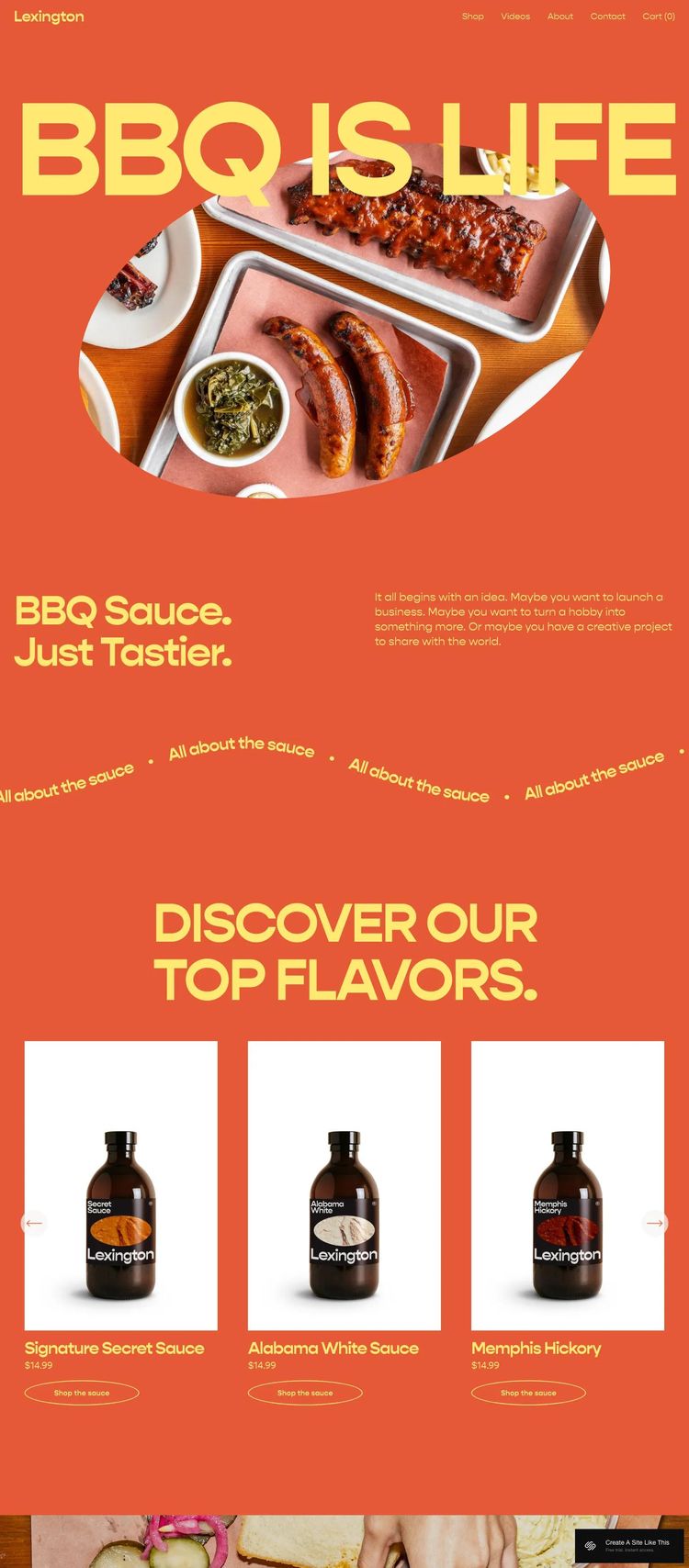 Screenshot 1 of Lexington Template