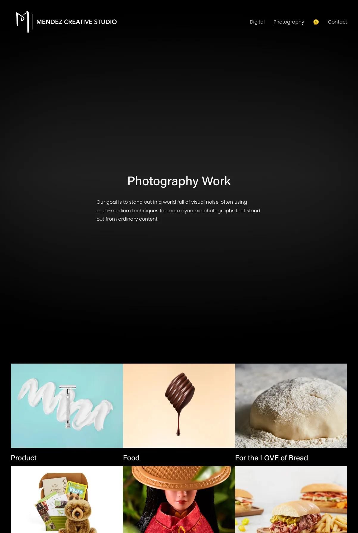 Screenshot 3 of Mendez Creative (Example Squarespace Photography Website)