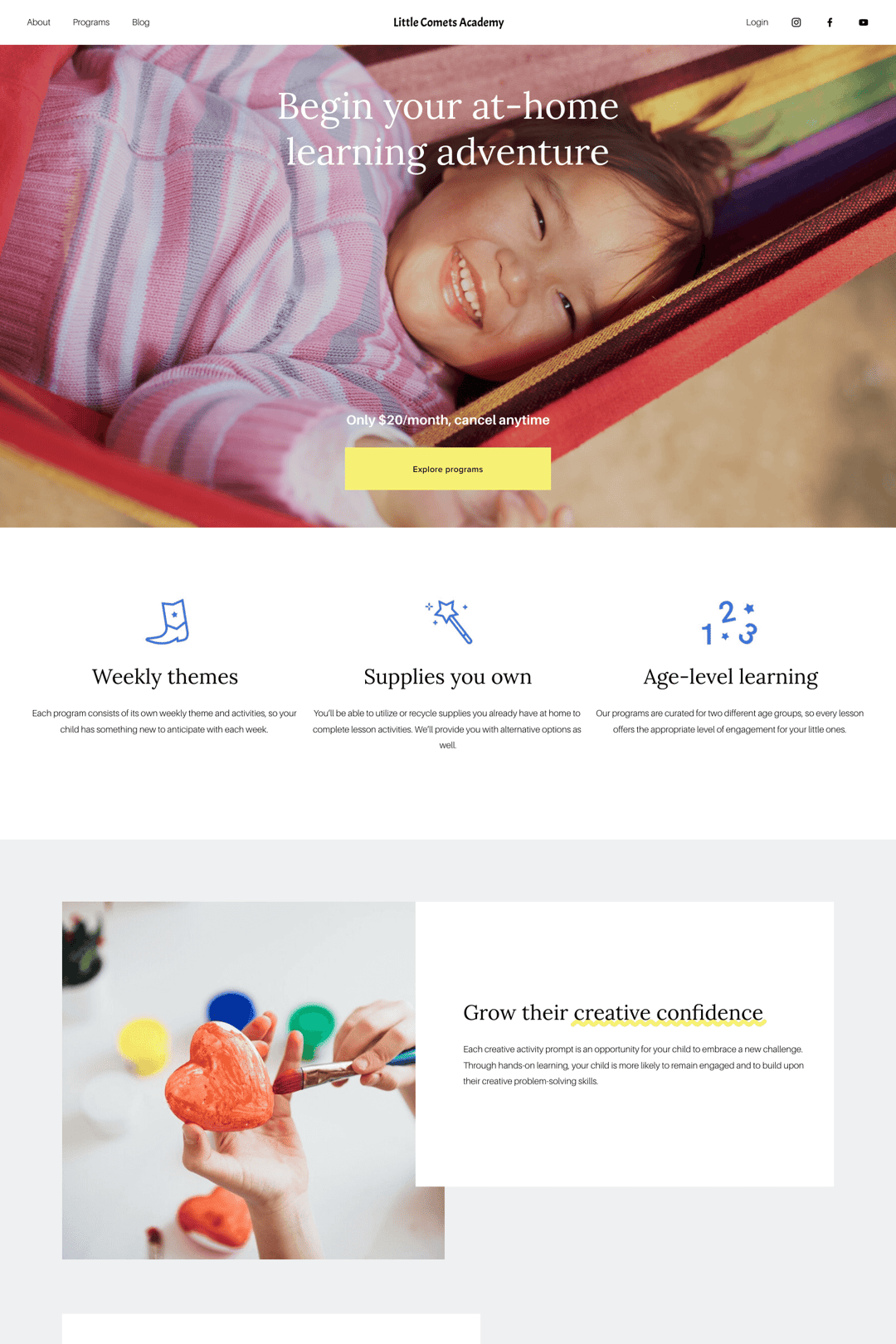 Screenshot of the Comet: The E-commerce Prodigy 🛍️ Template