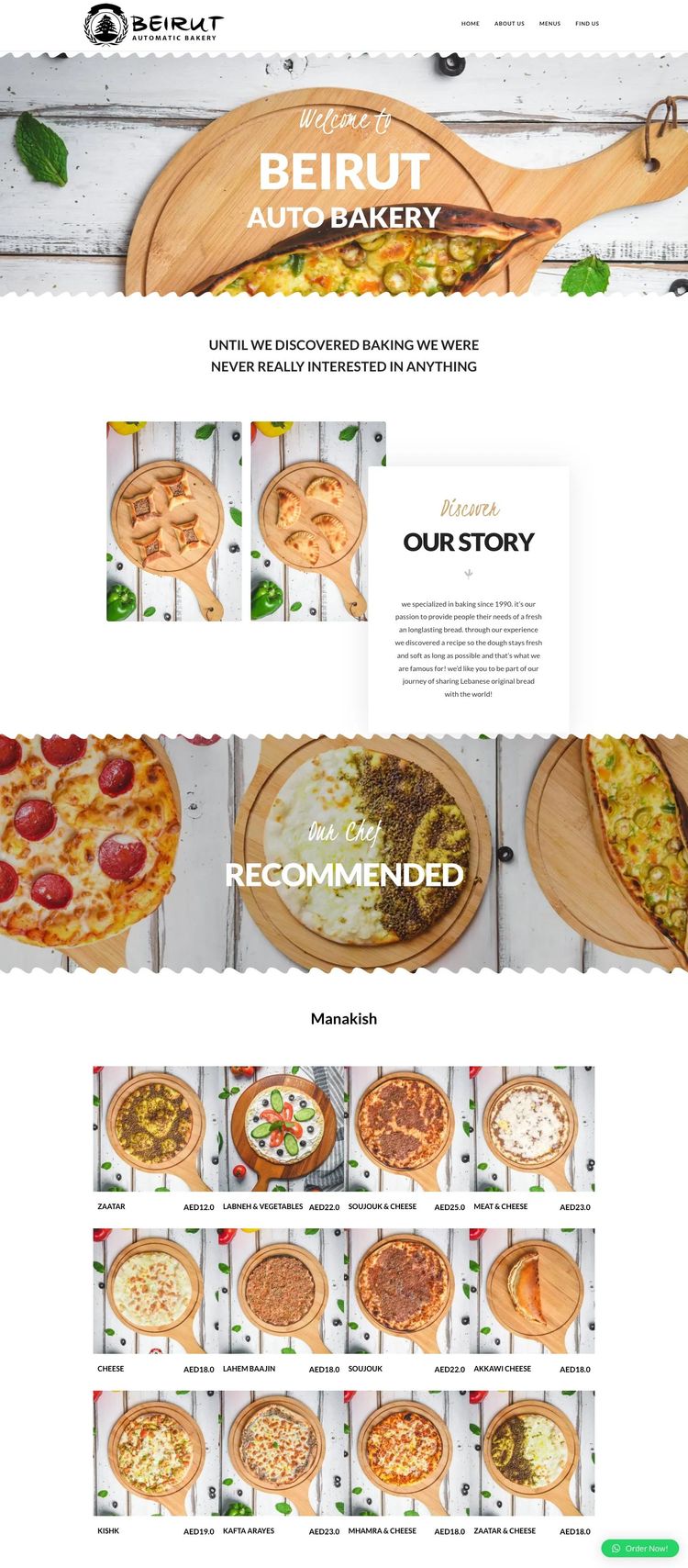 Screenshot 2 of Beirut Auto Bakery (Example WordPress Bakery Website)