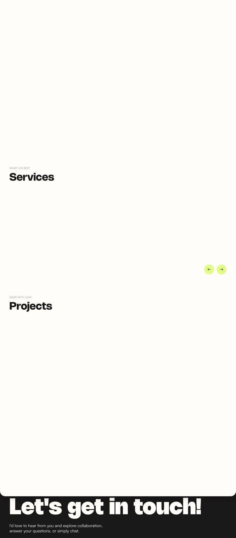 Screenshot 1 of Juna Jakobsson (Example Webflow Design Agency/Studio Website)
