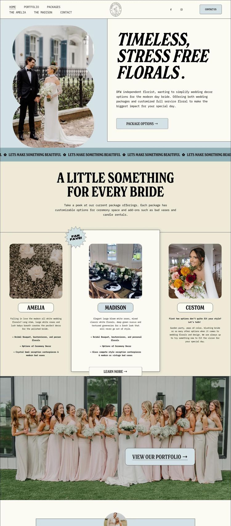 Screenshot 2 of Emma Ferguson Florals (Example Squarespace Florist Website)
